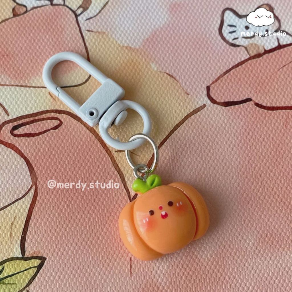 Móc khoá rau củ mini siêu đáng yêu