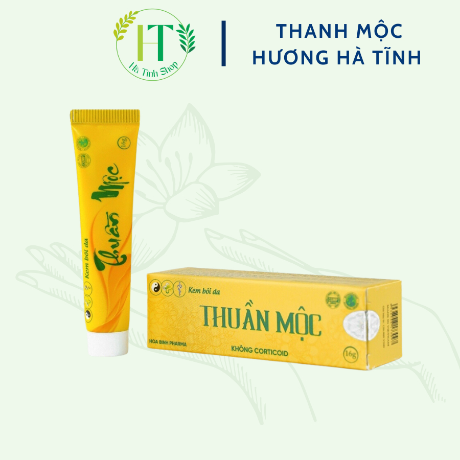 Combo Thuần mộc bôi da kem bôi da thuần mộc chàm sữa THANH MỘC HƯƠNG chính hãng 16g