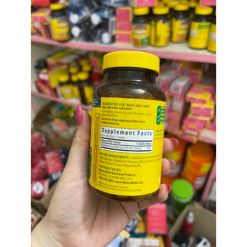 Thanh lý megnesium 250 mg 200 viên date 8/9-2024