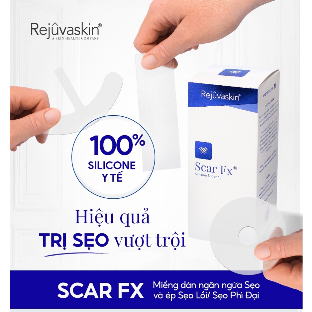 Miếng Dán Ngừa Sẹo và Làm Xẹp Sẹo Lồi / Phì Đại Scar FX 2,5x 2,5cm