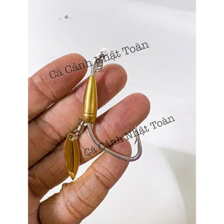 Lưỡi mốc mồi mềm câu cá chì đồng ar15 5cm
