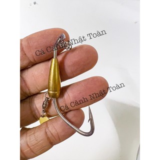 LƯỠI MỐC MỒI MỀM CÂU CÁ CHÌ ĐỒNG AR15 5CM