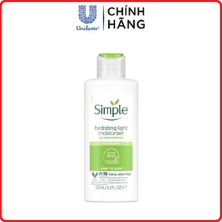 Sữa dưỡng ẩm Simple dịu nhẹ cấp ẩm tới 12giờ 125ml