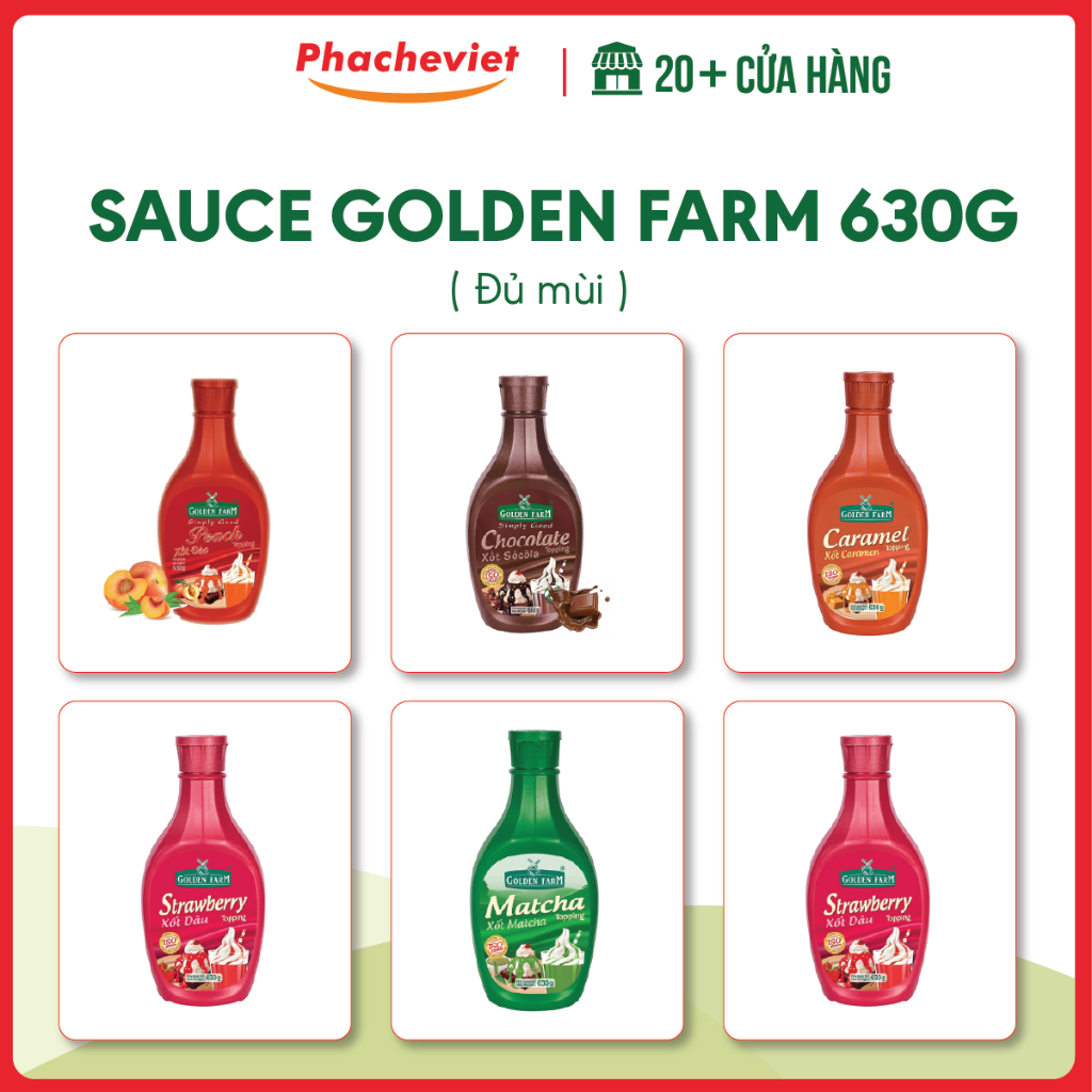 Sauce Golden Farm 630g Đủ Vị