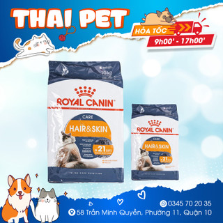 Royal Canin Hair Skin Care bao nguyên 10kg nhập Thailand