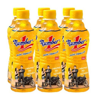 Lốc 6 chai nước tăng lực Number one 330ml Tân hiệp phát