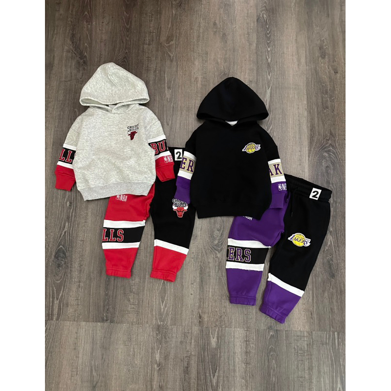 Bộ nỉ cottonon NBA cho bé