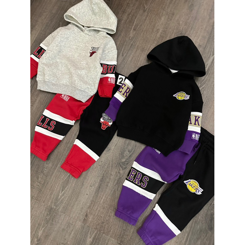 Bộ nỉ cottonon NBA cho bé