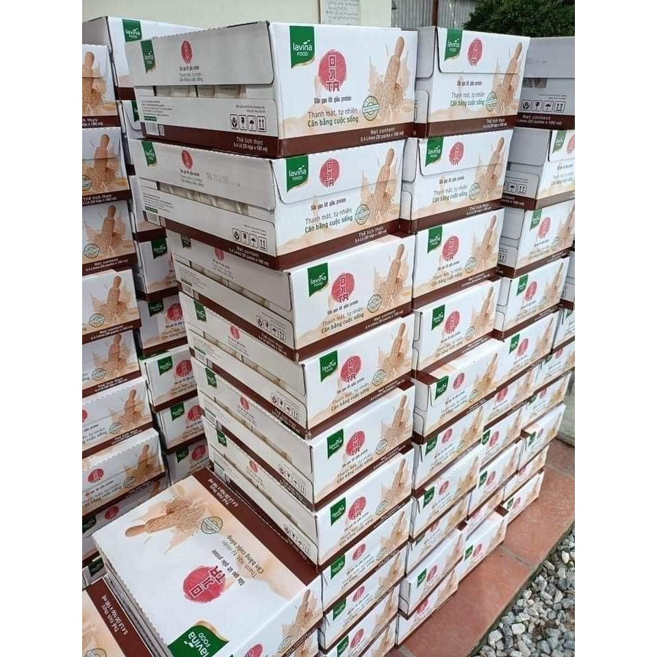 Sữa gạo lứt lavina thùng 30 hộp x 180ml