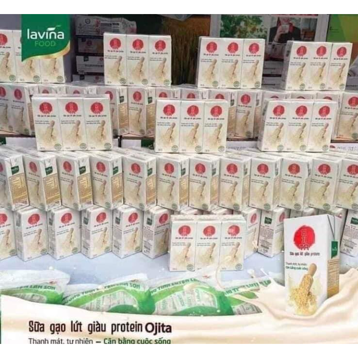 Sữa gạo lứt lavina thùng 30 hộp x 180ml