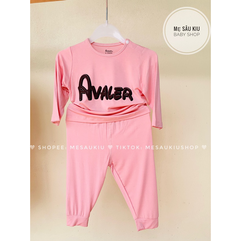 Bộ dài tay sợi tre Avaler trơn