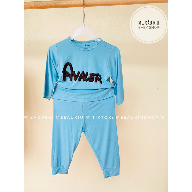 Bộ dài tay sợi tre Avaler trơn