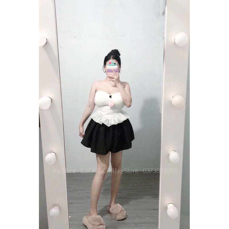 SET ÁO PELUM CHÂN VÁY XOÈ