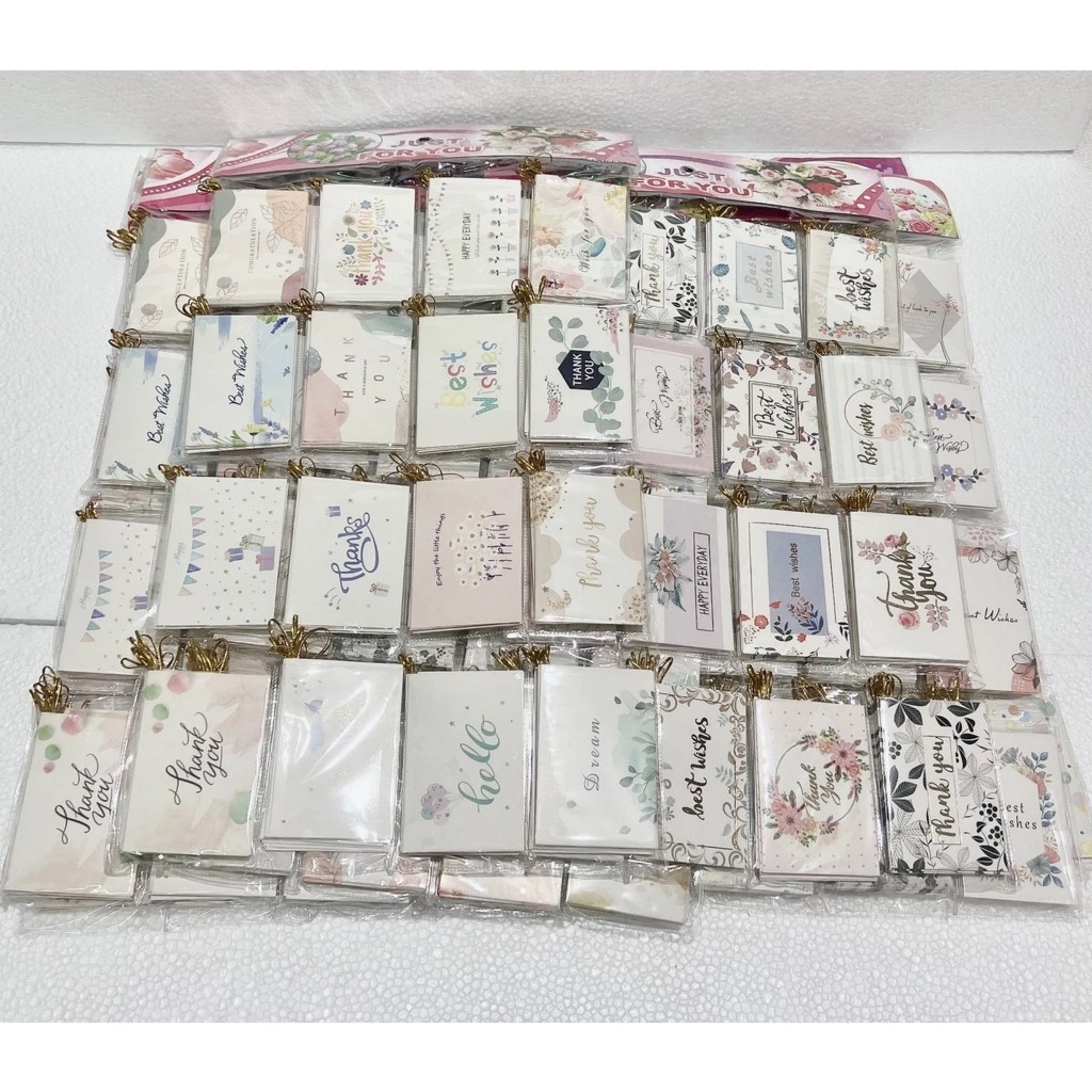 (Thiệp nhỏ) Lẻ 1 Thiệp chúc mừng, cảm ơn. Thiệp quà tặng xin xắn mẫu nhỏ (NGẪU NHIÊN)