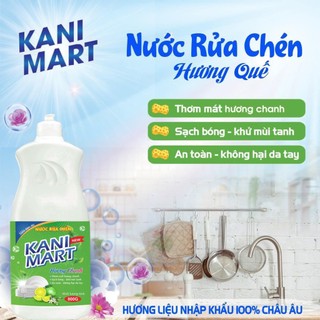 Nước rửa chén bát hữu cơ Kani Mart 800ml