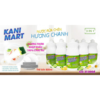 Nước rửa chén bát hữu cơ Kani Mart 800ml