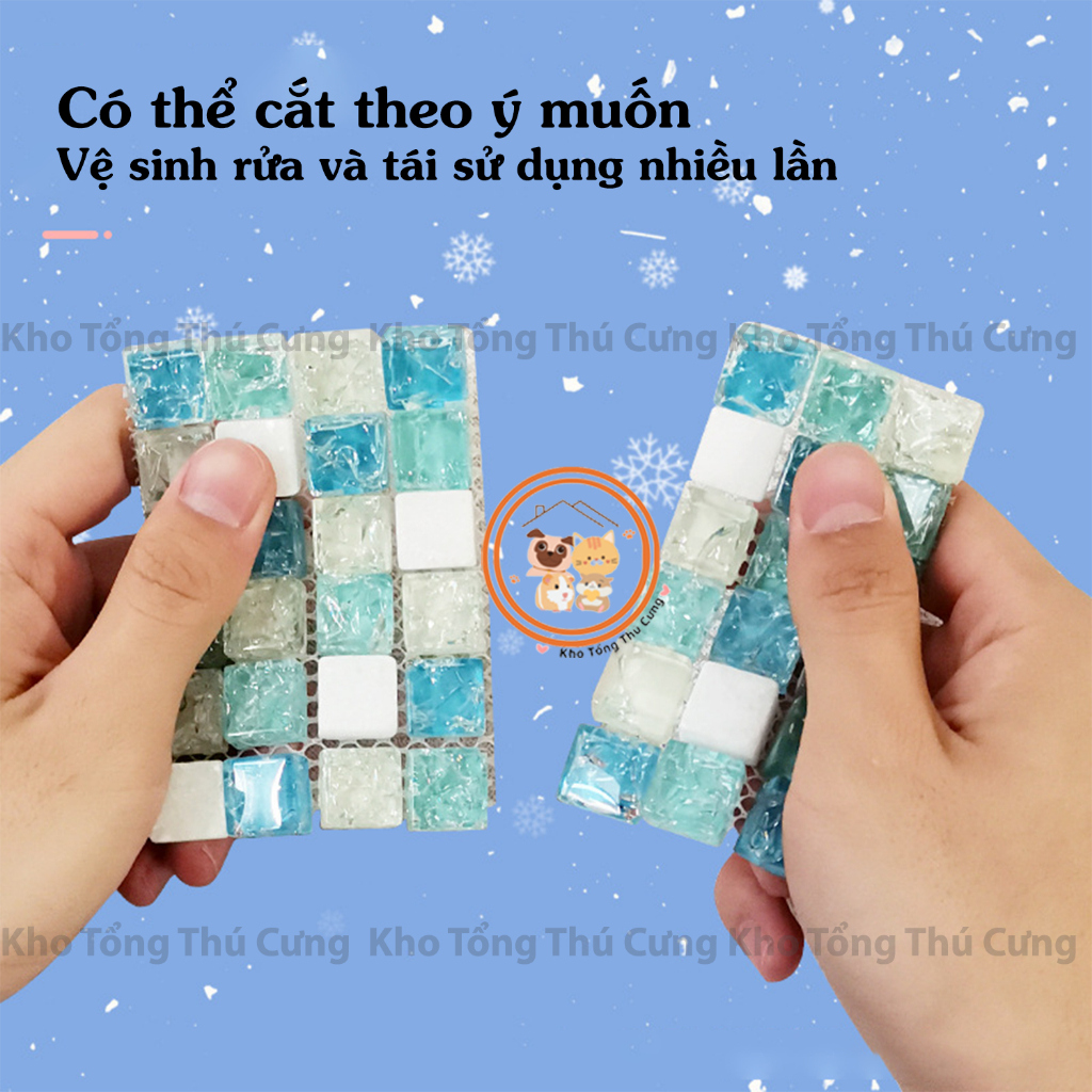 Thảm đá Mooi làm mát,tản nhiệt cho chuột hamster mini,bear,thoáng khí,giúp các bé ngủ ngon,hạn chế nóng mùa hè,trời nóng