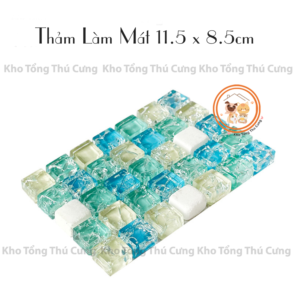Thảm đá Mooi làm mát,tản nhiệt cho chuột hamster mini,bear,thoáng khí,giúp các bé ngủ ngon,hạn chế nóng mùa hè,trời nóng