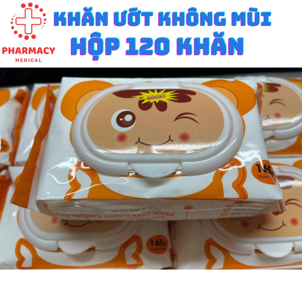 Khăn ướt không mùi 120 tờ