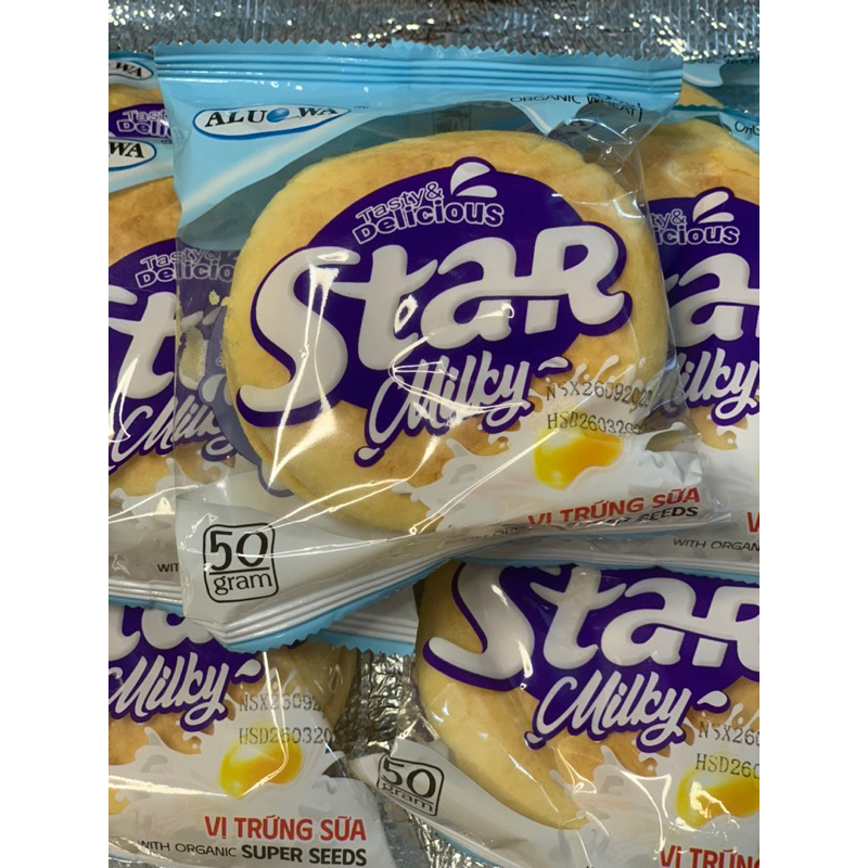 Bánh Star milky nhân sữa thơm ngon