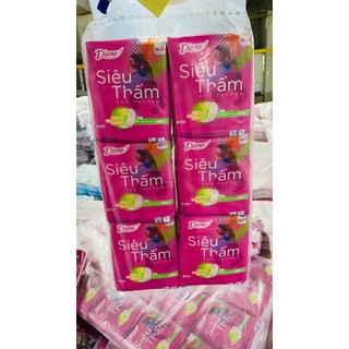 Combo 6 gói Bvs Diana siêu thấm mỏng/dày(có cánh/không cánh)