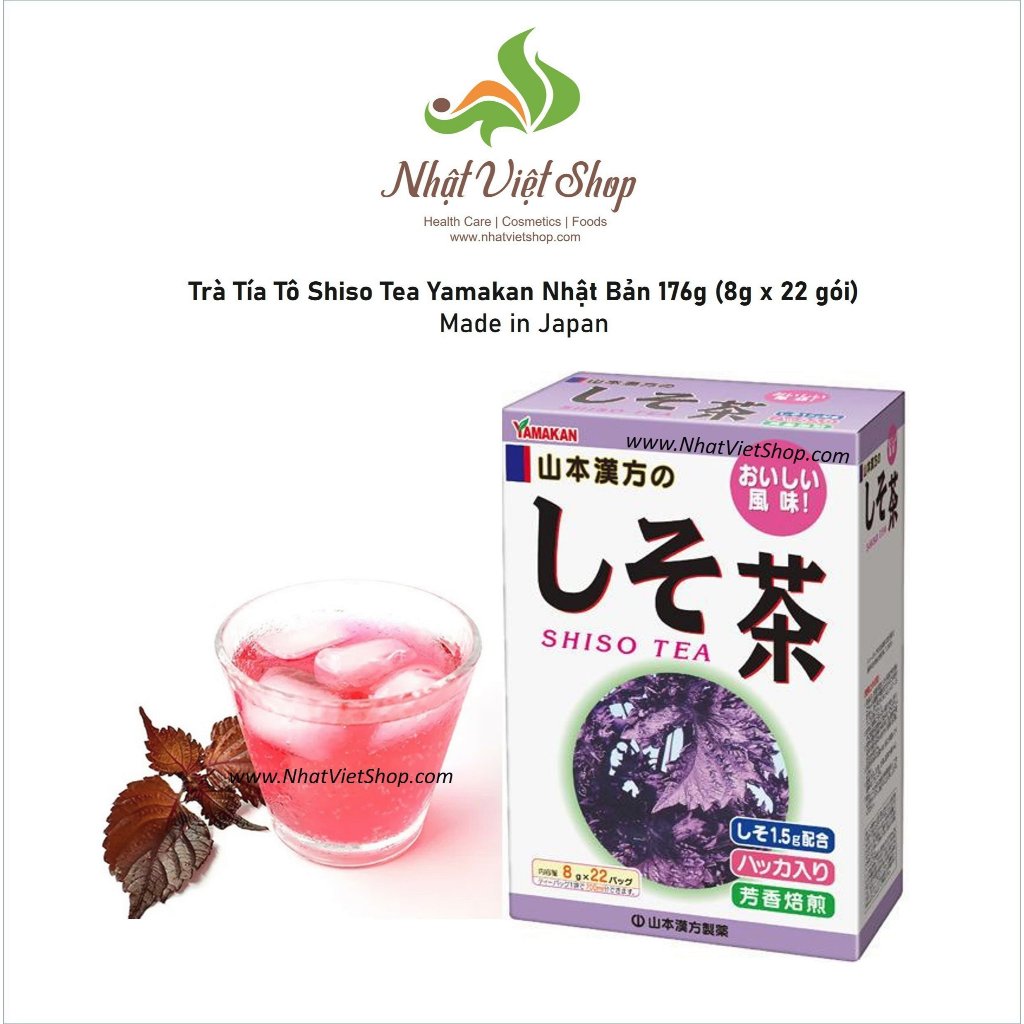 Trà Tía Tô Shiso Tea Yamakan Nhật Bản 176g