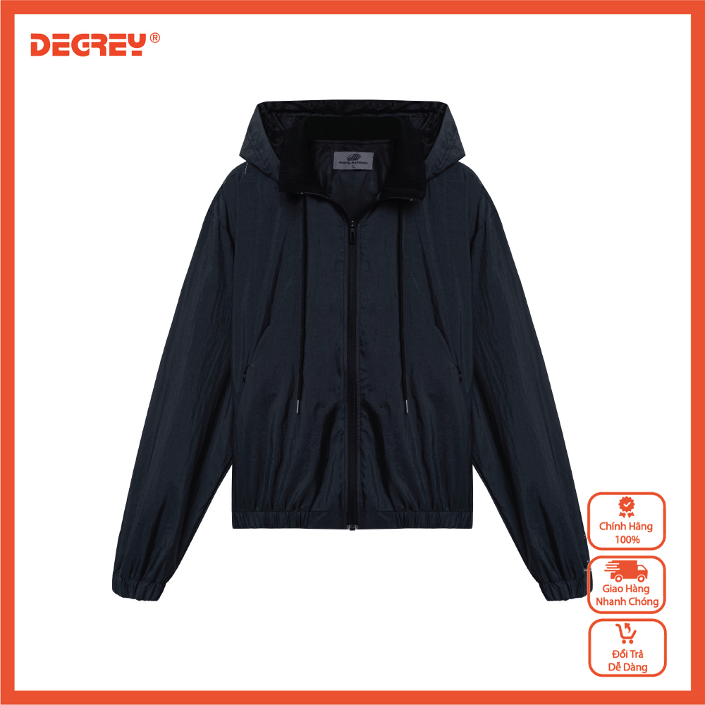 Degrey Áo Khoác Dù có cổ - ADCC