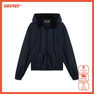 Degrey áo khoác dù có cổ - adcc