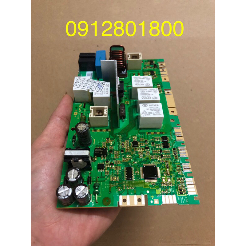 Bo mạch nguồn máy giặt ELEXTROLUX moden 85661, 85761, 85662 tháo máy zin đẹp