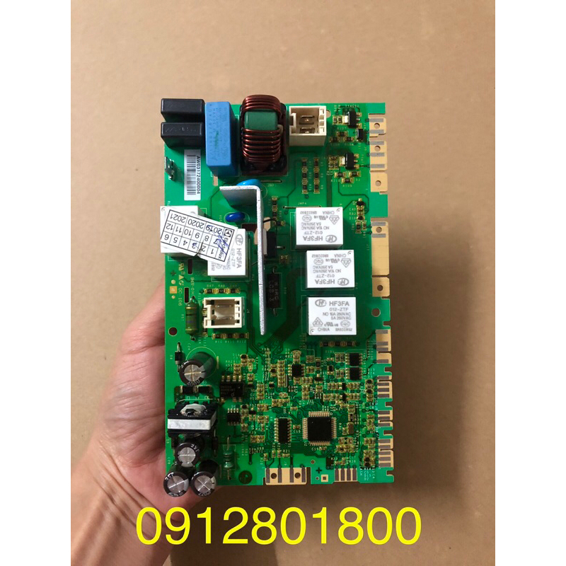 Bo mạch nguồn máy giặt ELEXTROLUX moden 85661, 85761, 85662 tháo máy zin đẹp