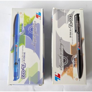 Hộp 20 bút bi thiên long tl-023, bút bi nét to