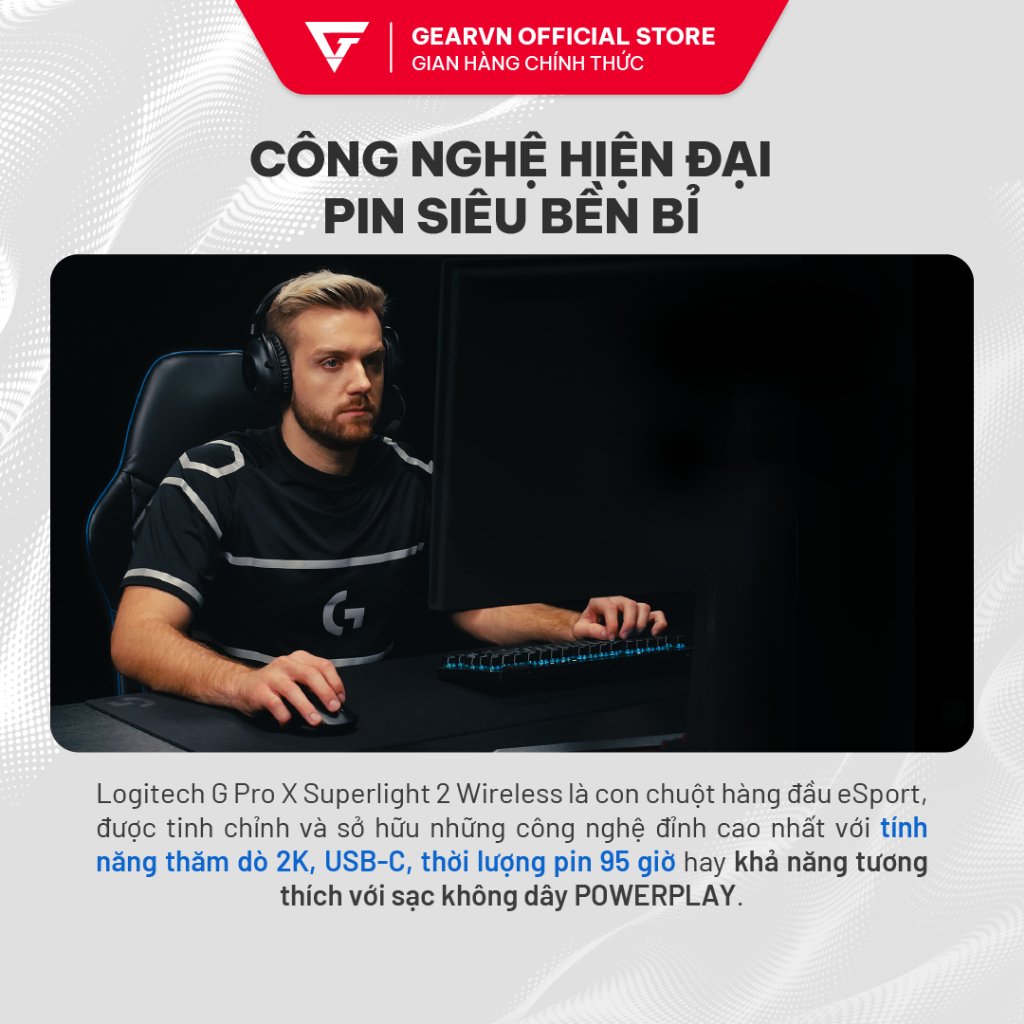 Chuột Logitech G Pro X Superlight 2