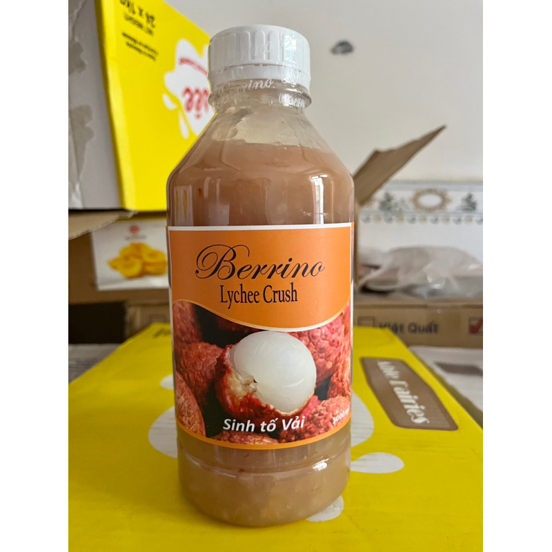 Mứt Berrino Vải Mứt Vải chai 1000ml