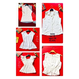 Tổng hợp áo sát nách secondhand size s/m/l/xl...