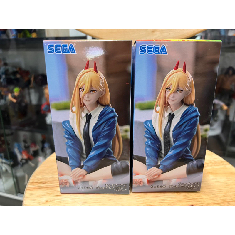 Mô hình chainsaw man mini chính hãng sega - Power ngồi siu đẹp