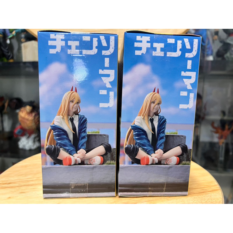 Mô hình chainsaw man mini chính hãng sega - Power ngồi siu đẹp