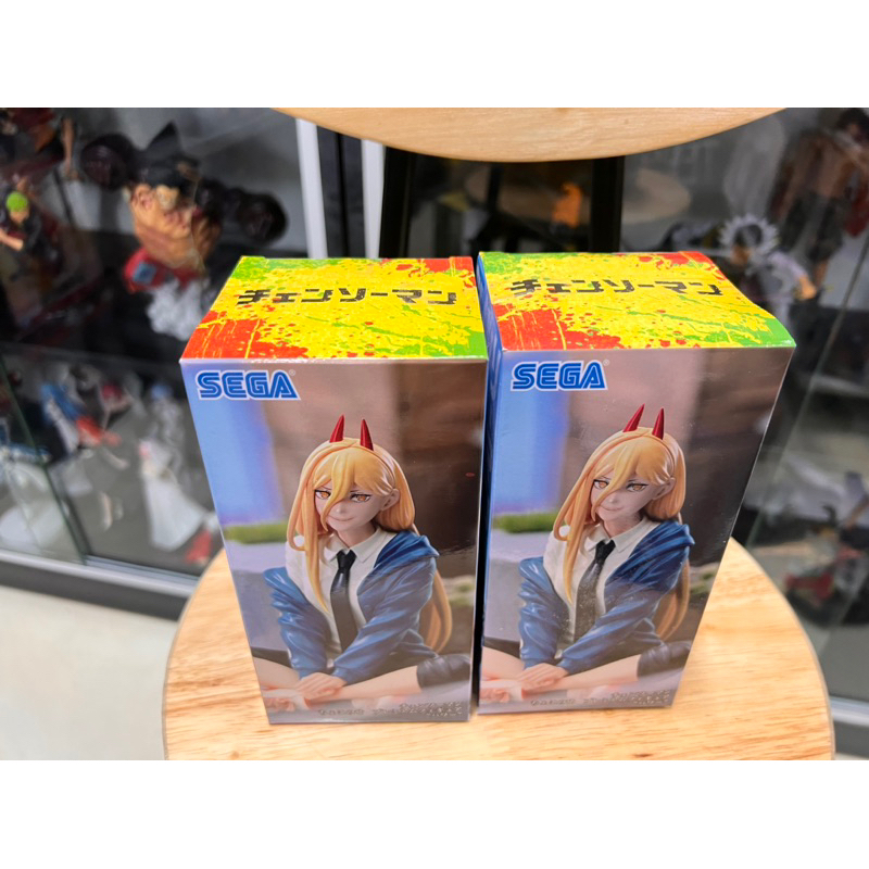 Mô hình chainsaw man mini chính hãng sega - Power ngồi siu đẹp