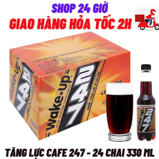 Tăng lực cafe wake-up 247 thùng 24 chai