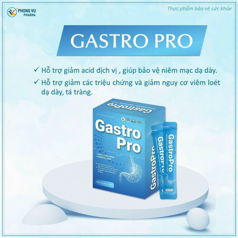 Gel Dạ Dày Gastro Pro ( Hỗ Trợ Đau Dạy Dày )