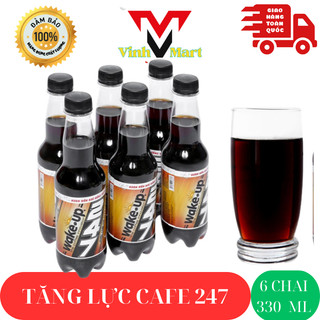 Wake up 247 1 lốc 6 chai 330 ml - vinh mart
