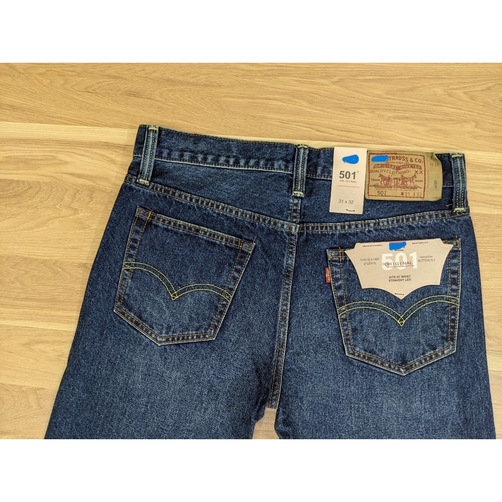 Quần jeans nam Levis 501 Hàng Hiệu