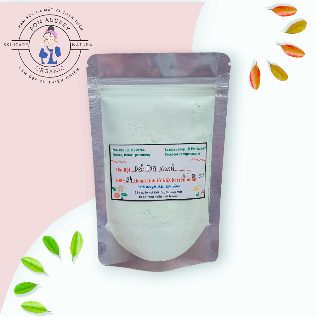 Mặt Nạ Dẻo Trà Xanh - Dẻo Cám Gạo Sữa (Size 500gr/1kg)