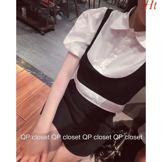 ❌ Set 3 món gile mix sơ mi tặng kèm chân váy