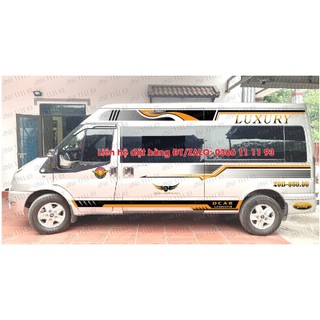 Tem xe 16 chỗ transit, solati, luxury
