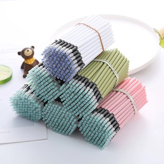 Combo 50 / 100 ruột ngòi bút bi bấm mực gel , ngòi bút macaron 0.5mm