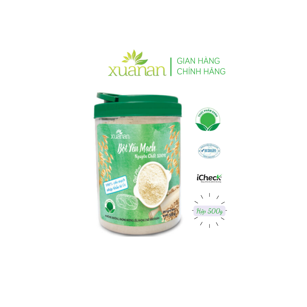 Hộp 500G(Tặng Kèm 1 Túi Yến Mạch 150G)