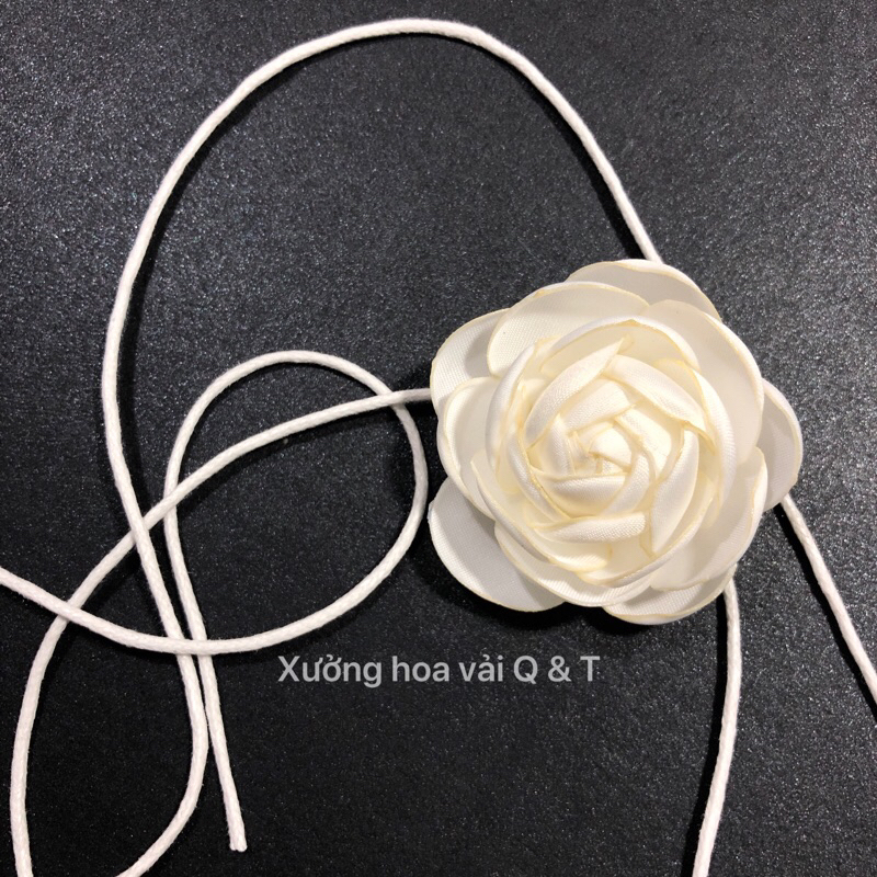 Choker Hoa Hồng Nhiều Màu Handmade