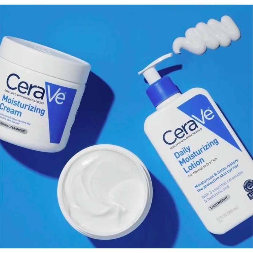 Kem dưỡng ẩm cho mặt và body Cerave Daily Moisturising Lotion cho da thường và da khô 473ml