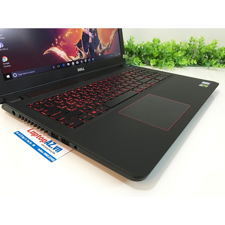 Laptop Gaming Đồ Hoạ Dell 5577 Core i7- 7700HQ/Ram 16Gb/SSD 256Gb+ HDD 500/Card 1050 4GB Chơi Game bền 24/24h