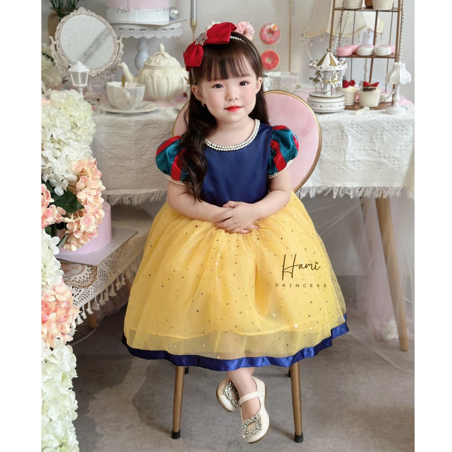 𝐕𝐚́𝐲 𝐁𝐚̣𝐜𝐡 𝐓𝐮𝐲𝐞̂́𝐭 - Váy Haloween Hm39 Tặng Kèm Bờm